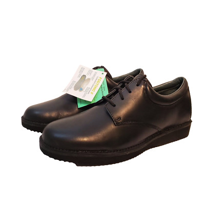 Footonic II Eva-Tech Mens Black Leather Oxford Walking Tie Shoe SZ 14 E3 380