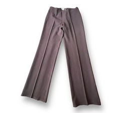 MaxMara Brown Wideleg Trousers Women's Size 8 Career Work Office