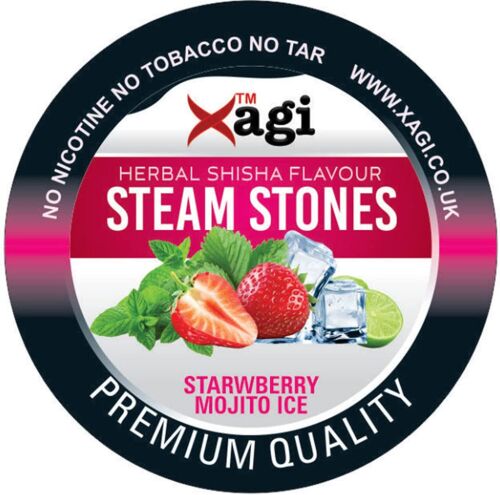 100G - XAGI STRAWBERRY MOJITO ICE SHISHA HOOKAH STEAM STONES - *FAST DELIVERY* - Picture 4 of 4