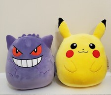 Pikachu and Gengar Squishmallow Pok mon 10" 2 PACK Kelly Toys New With Tags