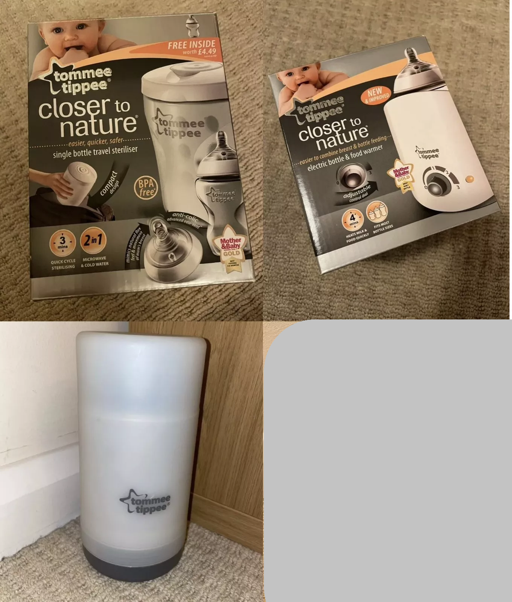 Tommee Tippee Travel Steriliser, Electric Bottle Warmer, Travel