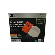 White LED Recessed Flush Mount Ceiling Light 5CCT DuoBright Dimming - 6 inch