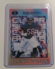 2019 ILLUSIONS CLEAR SHOTS ROQUAN SMITH #CS- CLEAR ACETATE BLUE 151/299 BEARS