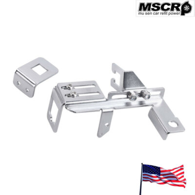 GM Chrome Throttle Cable Kickdown Bracket Kick Down For Chevy SBC BBC Holley