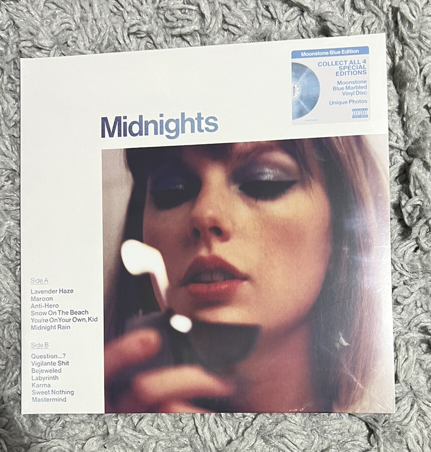 Taylor Swift Midnights Moonstone Blue Edition Vinyl LP