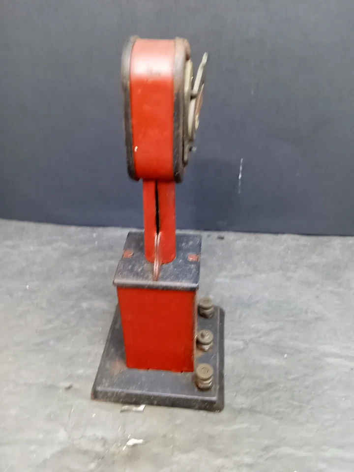 ❤️ Marx Postwar O Scale Automatic Block Signal--Red & Black (B26) No Lights - Image 4 of 4
