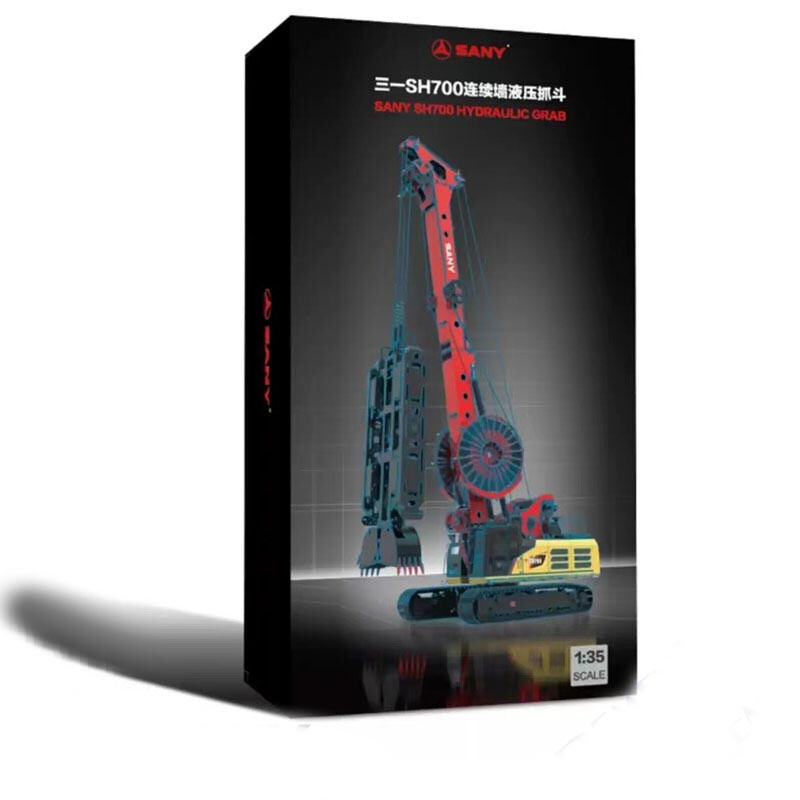 Sany SH700 Hydraulic Grab 1/35 DIECAST Truck Pre-built Model Sany SH700 Hydraulic Grab 1/35 DIECAST Truck Pre-built Model