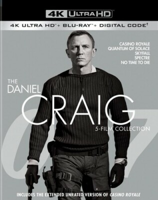 The Daniel Craig 5-Film Collection, James Bond (4K Ultra HD) NEW