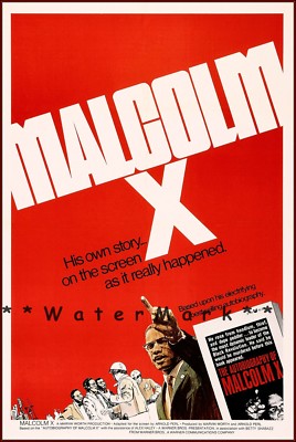 Malcolm X 1972 Film Movie Vintage Poster Print Art Retro Style Movie History