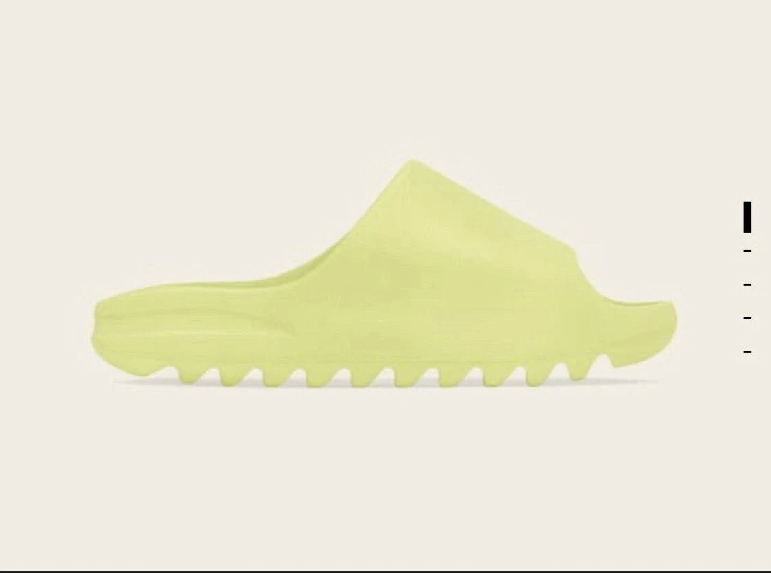 Adidas Yeezy Slide verde brillante EU 43 US9 HQ6447