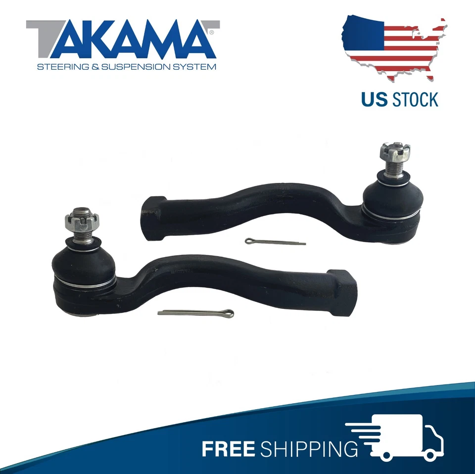 6 PCS Front Tie rod Ends & Sway bar links For 2001-2006 Mitsubishi Montero - Image 3 of 4