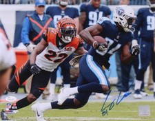 Corey Davis Signed Tennessee Titans 11x14 Photo JSA