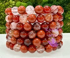 Wholesale 6 Pcs Root Chakra 8mm Crystal Healing Stretch Bracelet 7.5"