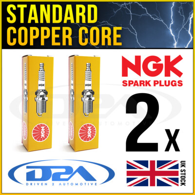 2x NGK BKR5EKU (3964) Standard Zuendkerze