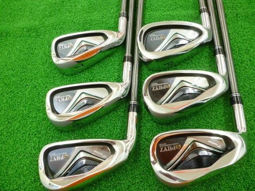 LEFTY LEFT-HANDED BRIDGESTONE TOUR STAGE PHYZ 6PC R-FLEX IRONS SET GOLF CLUBS - Picture 4 of 5