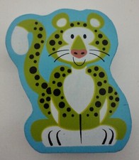Melissa Doug Noah's Ark Shape Sorter Wooden Block Piece Part LEOPARD