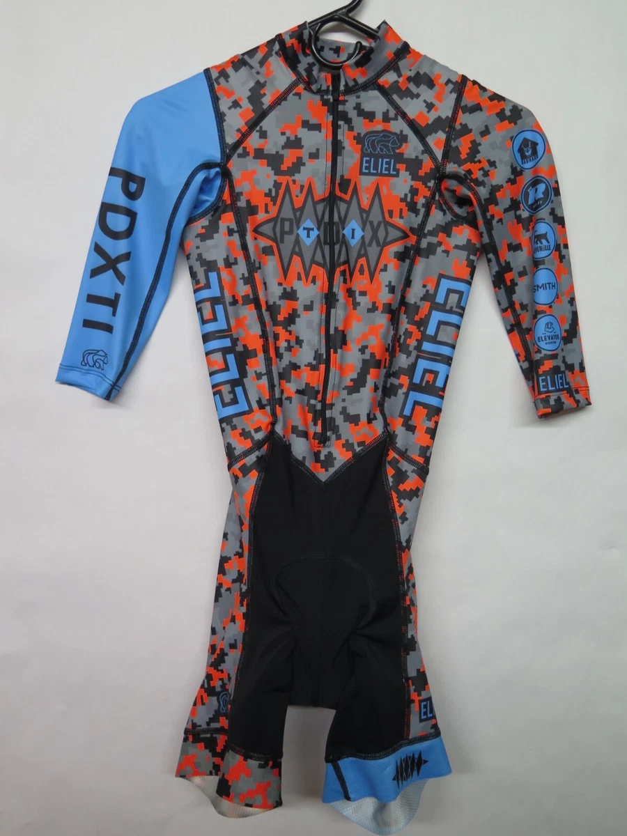 Eliel Cycling Aero Speed Suit Womens Small Team PDX TI Road Skin Race Jersey