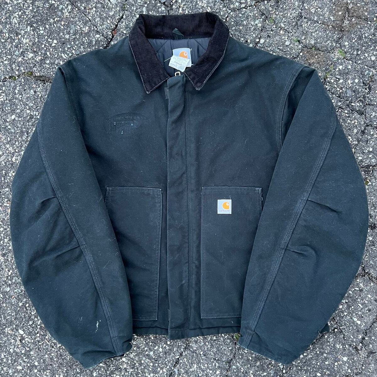 Vintage Y2K arctic cropped j02 blk black Carhartt work wear Vintage Y2K arctic cropped j02 blk black Carhartt work wear