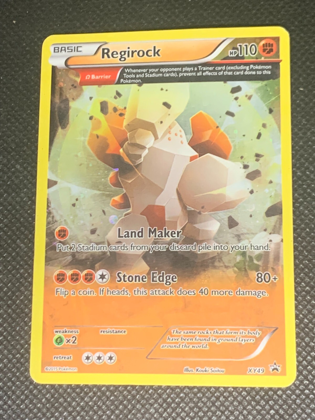 Regirock XY49 Holo - XY Promo Pokemon Card - HP