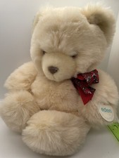 Gorgeous Eden cream bear teddy bear plush stuffed vintage pristine w tag Soft