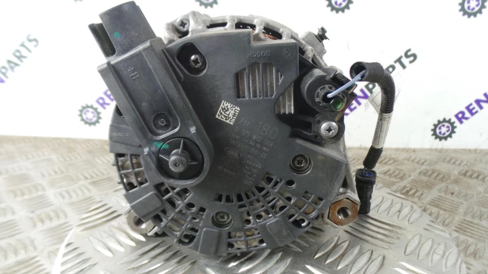 Jaguar XE 2014 - 2.0D AJ200D Alternator GX73-10300-CE Bosch 0125812068 180A - Image 4 of 4