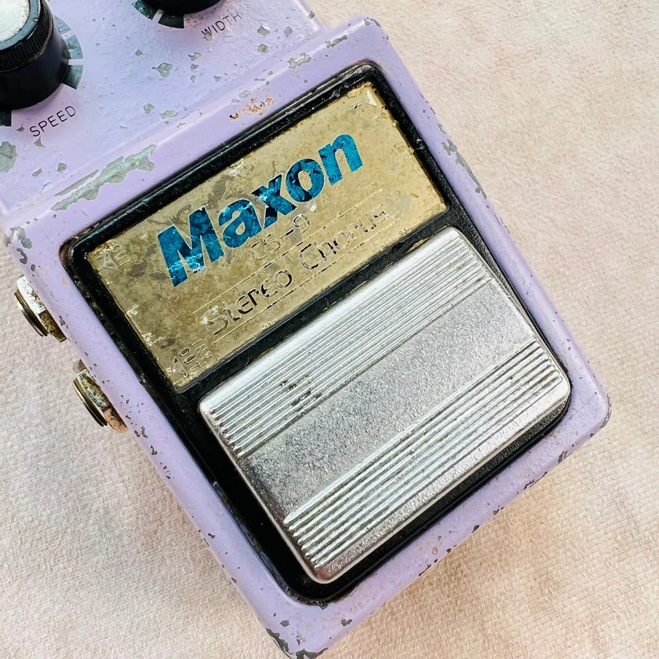 Maxon CS-9 Stereo Chorus 1980s - Purple - Image 3 of 4