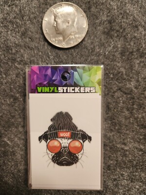 Woof 2 1/2'' Off the Hook Vinyl Sticker