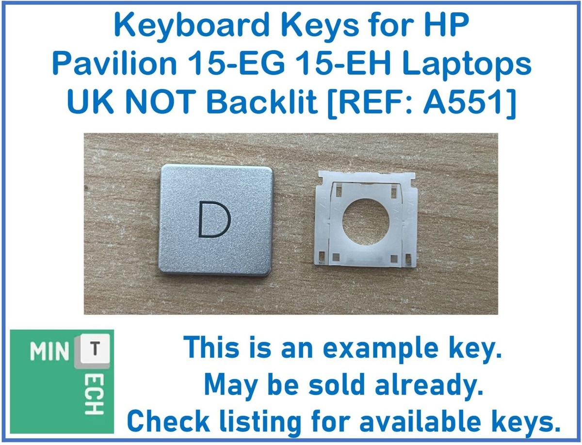 HP Pavilion Laptop 15 タッチパネル10キー Keyboard Replacement Keys for HP Pavilion 15-EG 15-EH Laptops UK