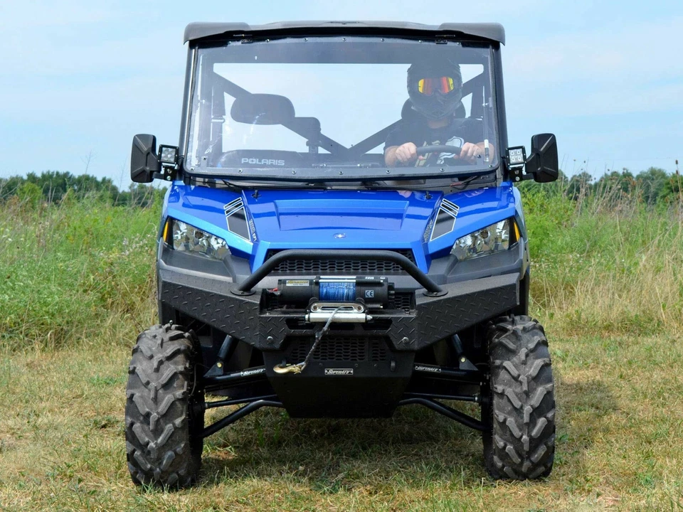 Parabrisas abatible resistente a arañazos SuperATV para Polaris Ranger XP 900 / Crew Foto 4 de 4