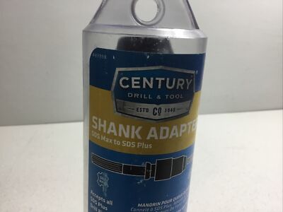 CENTURY 83998 DRILL & TOOL Shank Adapter SDS Max to SDS Plus-NEW