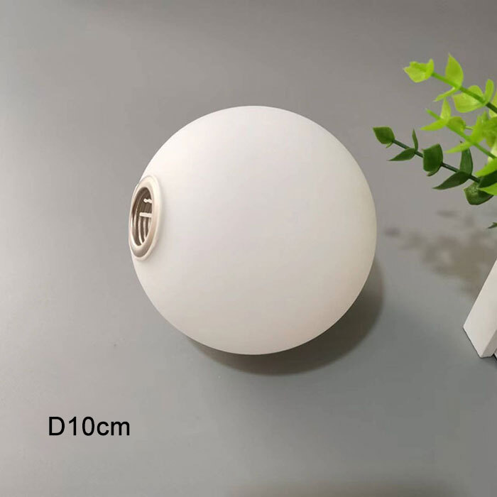 0.8in 2cm Opening G9 Glass Lamp Shade Replacement Matte White Globe