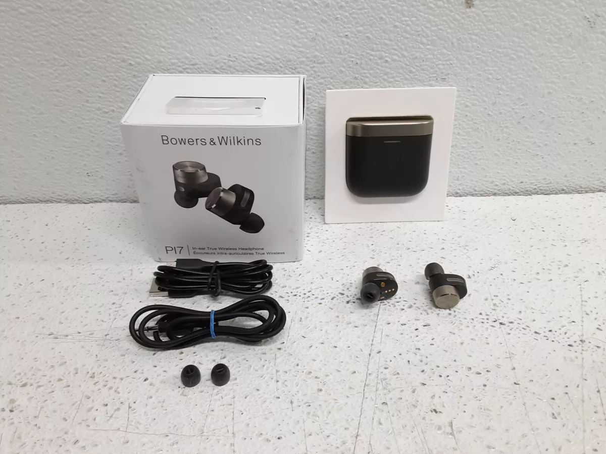 Bowers & Wilkins PI7 in-Ear True Wireless Headphones Charcoal