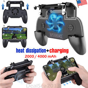 Details about Mobile Phone Game Controller Joystick Cooling Fan Gamepad for  PUBG IOS Android - 