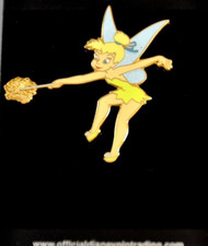 Tinkerbell Tink Tuesdays 3D Gold Wand Cloisonne Disney 2003