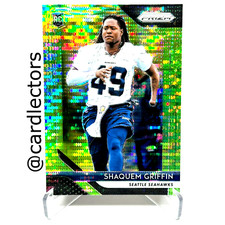 2018 Panini PRIZM SHAQUEM GRIFFIN #279 RC Neon Green Pulsar PRIZM SP SEAHAWKS