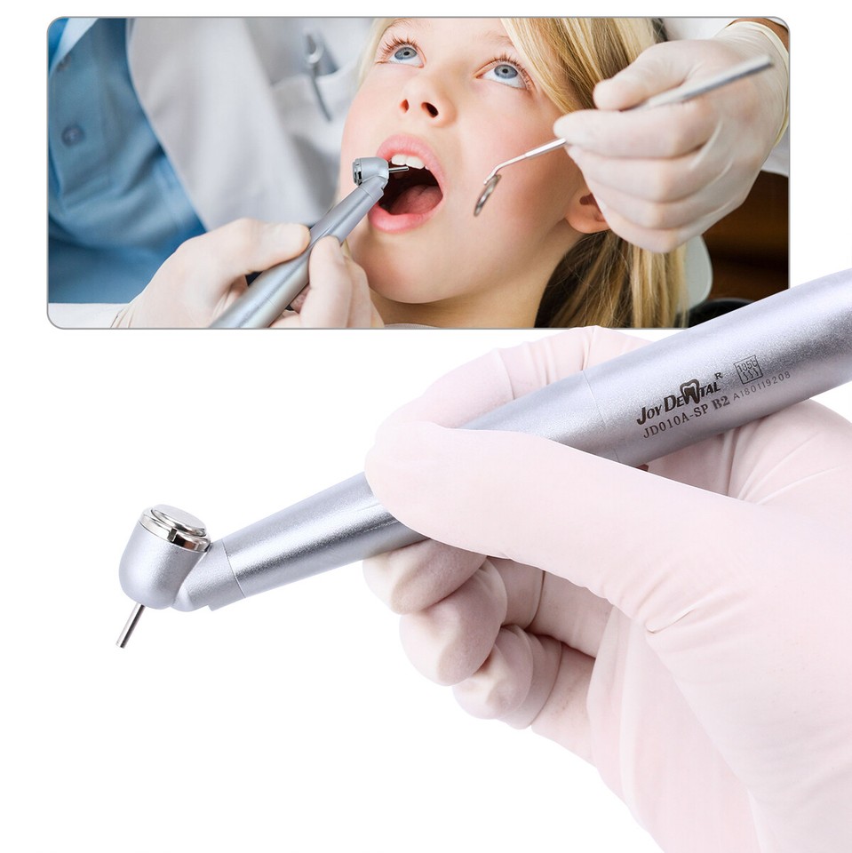 Dental 45 Degree Surgical High Speed Handpiece Led Egenerator Push