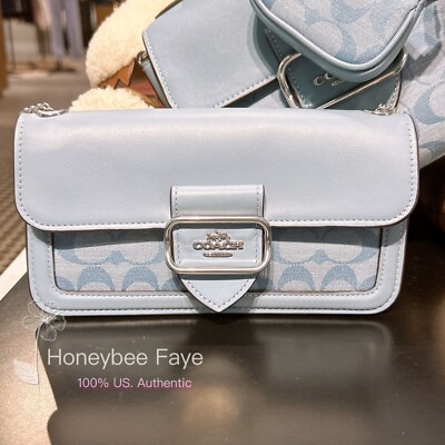 NWT Coach Morgan Crossbody In Signature Chambray CH150 | eBay
