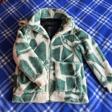 Burberry Prorsum Fw 2018 Floral Cashmere Silk Fleece Jacket Runway - Size Xs