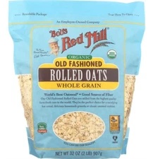 Bob's Red Mill Old Fashioned Organic Rolled Oats 32 oz Pkg