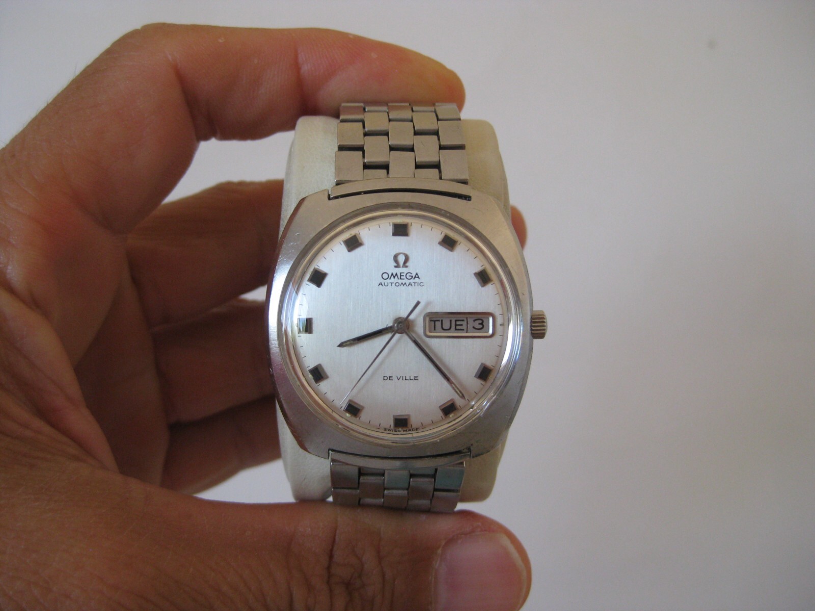 OMEGA DE VILLE AUTOMATIC DAY DATE QUICKSET DATE WATCH 752 MOVEMENT 36MM SERVICED