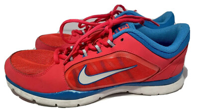 Nike Flex Trainer 4 643083-601 Womens Pink Running Sneakers Shoes Size 9.5