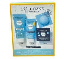 L'Occitane En Provence Ultra Thirst-Quenching Face Care Set (4 pcs) NEW IN BOX