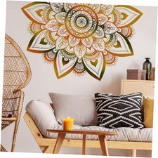 Large Mandala Wall Decal Boho Flower Wall Stickers for Living Room Bedroom