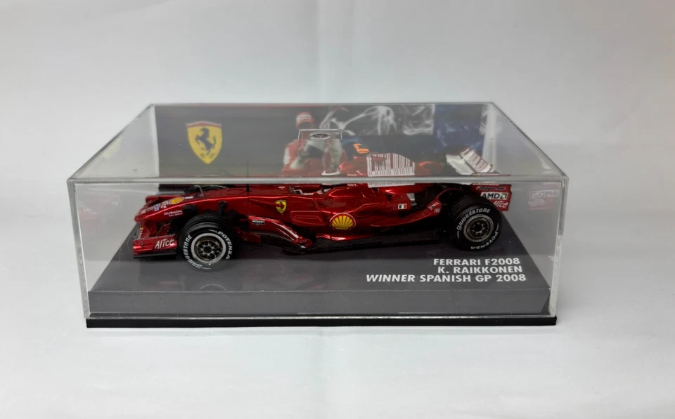 Ferrari f2008 Raikkonen winner Spanish Gp 2008 1/43 1:43 hot wheels f 2008 - Immagine 2 di 4