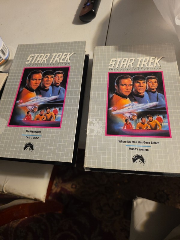 star trek the collectors edition vhs Lot Of 2