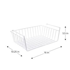 Under-Shelf Storage Baskets,Metal Cabinet and...