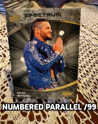 AEW Upper Deck Spectrum Matt Sydal/Evan Bourne WWE Parallel /99 C3724