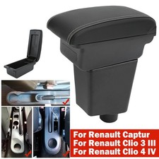 Für Renault Captur 1 I Clio 3 III Armlehne Mittelkonsole Mittelarmlehne Schwarz