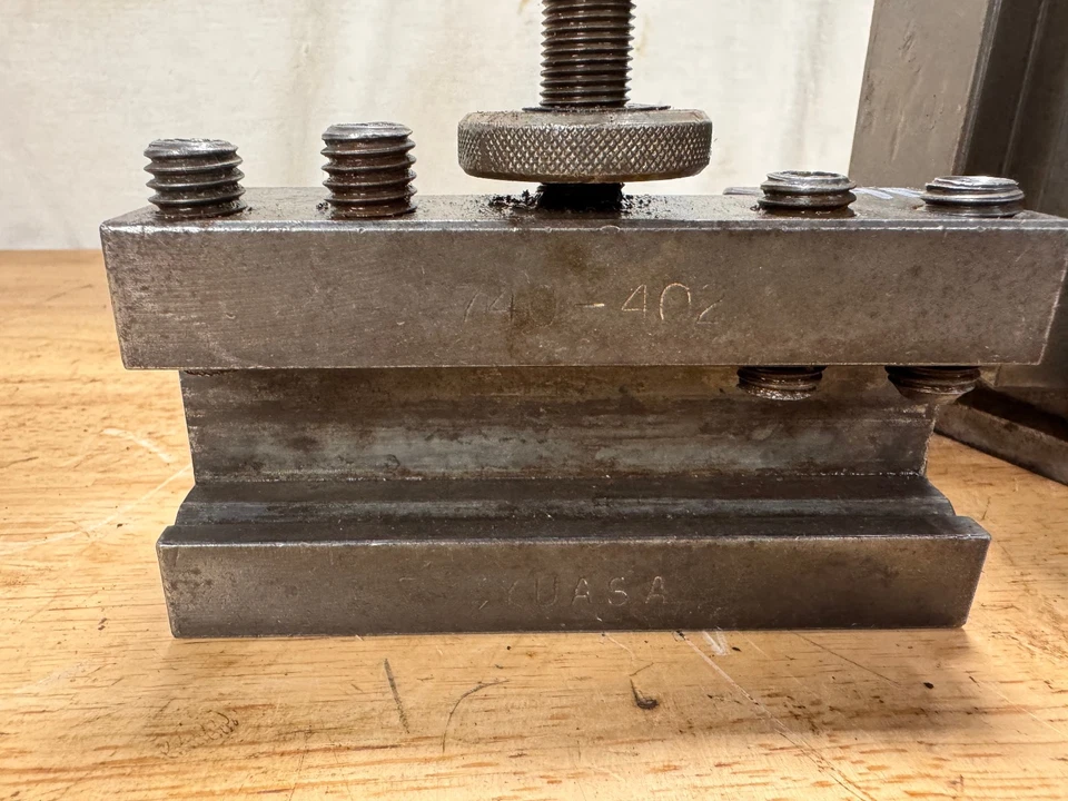 Soporte de poste de herramienta Aloris CA Super Precision con Yusa 740-402 (3) 250-102 184A Foto 4 de 4