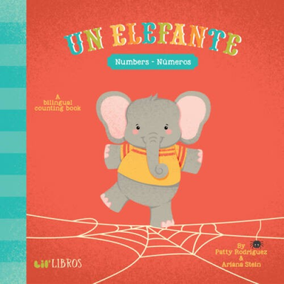 #ad Un Elefante: Numbers Numeros English and Spanish Edition Board book GOOD $4.12